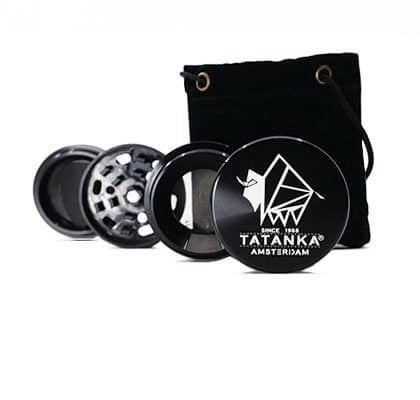 Black Tatanka Grinder with Bag - Tatanka.nl