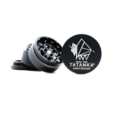 Tatanka Grinder Zwart Mat van 4 Onderdelen - Tatanka.nl