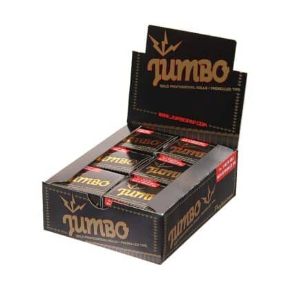 Jumbo Pro Gold Rolls avec Prerolled Tips