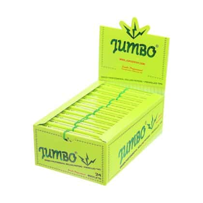 Jumbo Green King Size Slim with Prerolled Tips