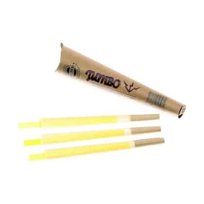 Jumbo Natural King Size Cones Prerolled Unbleached 3x