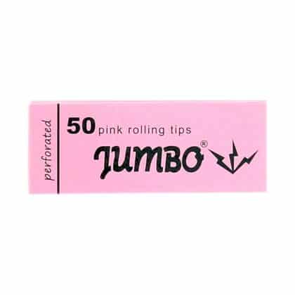 Jumbo Pink Perforated Rolling Tips