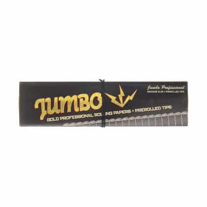 Jumbo Pro Gold King Size Slim with Prerolled Tips