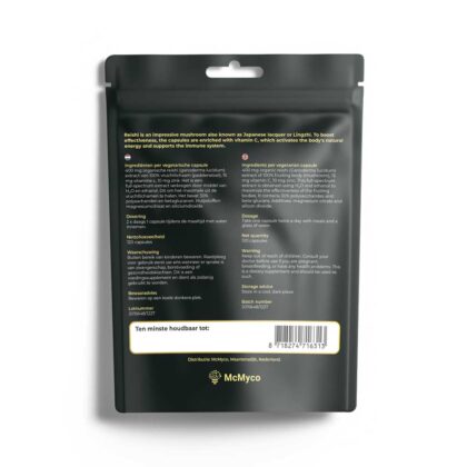 Reishi Extract Capsules - Tatanka.nl McMyco_Reishi_Mockup_achterkant