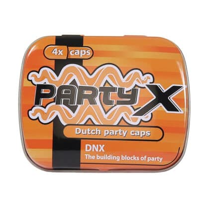 Party X party pills DNX at tatanka - front view