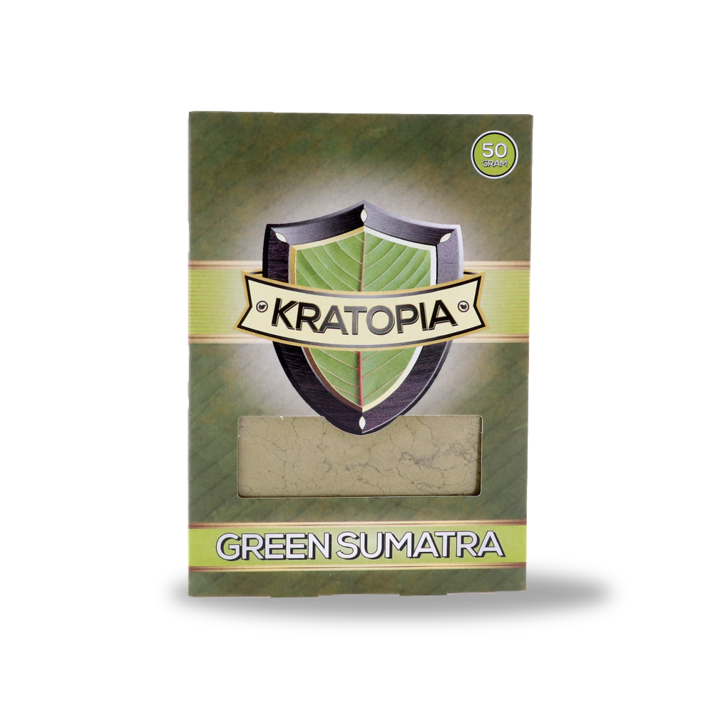 Groene Sumatra Kratom - Tatanka.nl Groene Sumatra Vooraanzicht