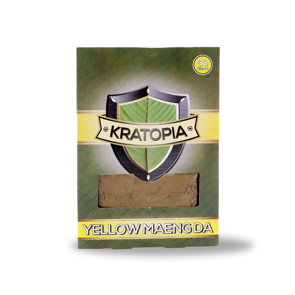 Yellow Maeng Da Kratom - Tatanka.nl Yellow Maeng Da Front View
