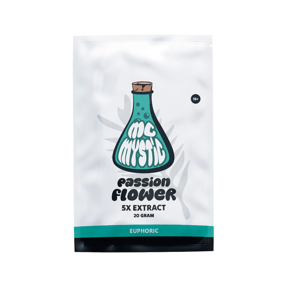 Passion Flower 5X Extract - Tatanka.nl Passion Flower 5x extract 20 gram front view McMystic